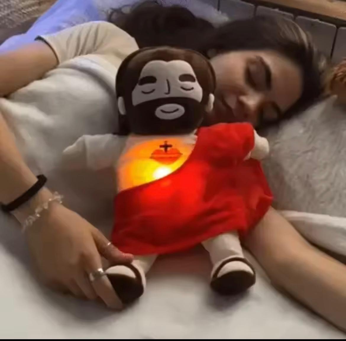 Peluche Jesus que respira