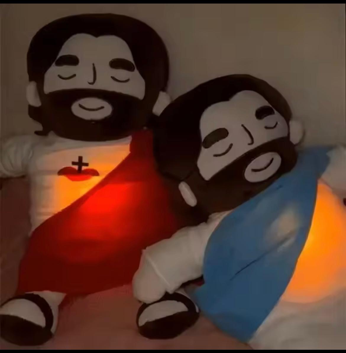 Peluche Jesus que respira